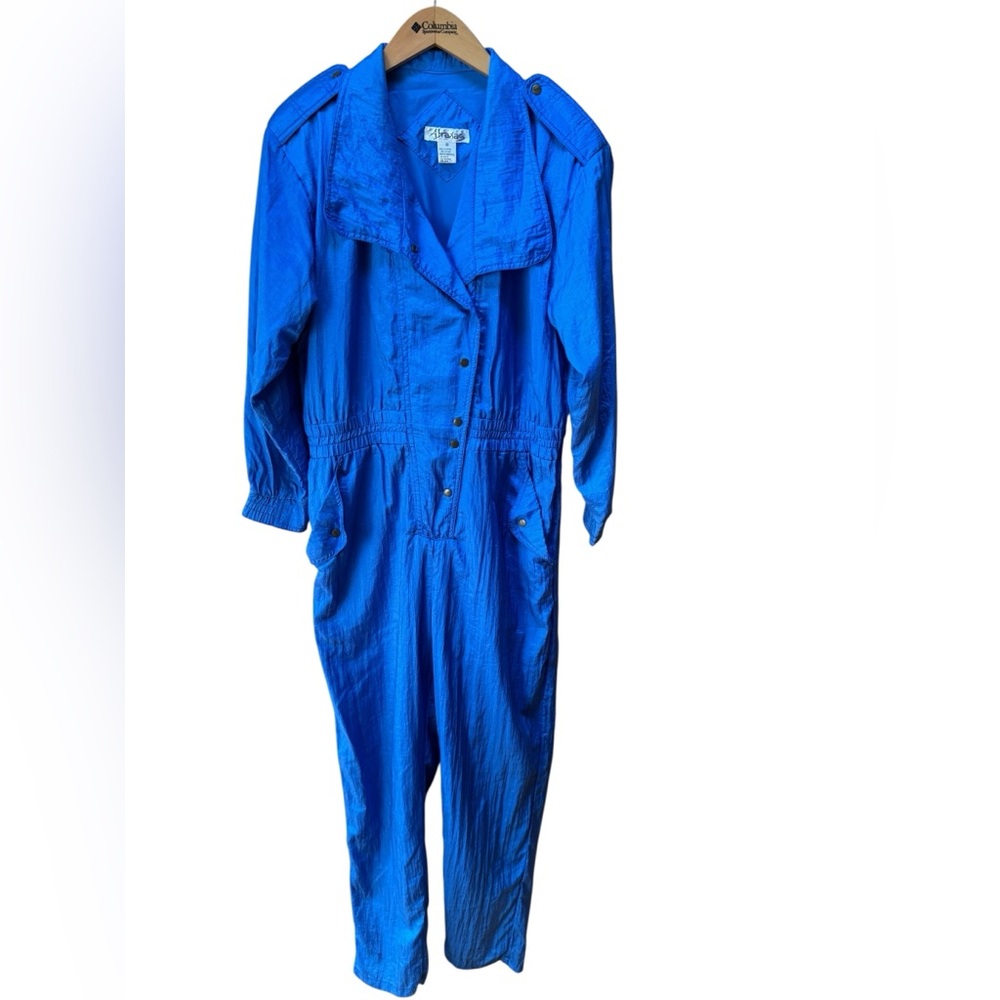 Late 1980s/90s Abraxas Oversized‎ 100% Nylon Windbreaker Jumpsuit